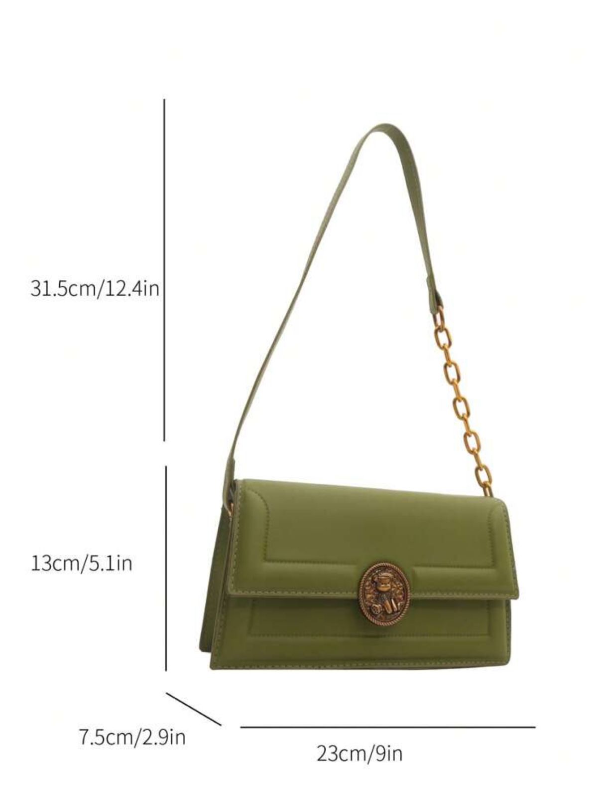 Elegant Lock Flap Bag
