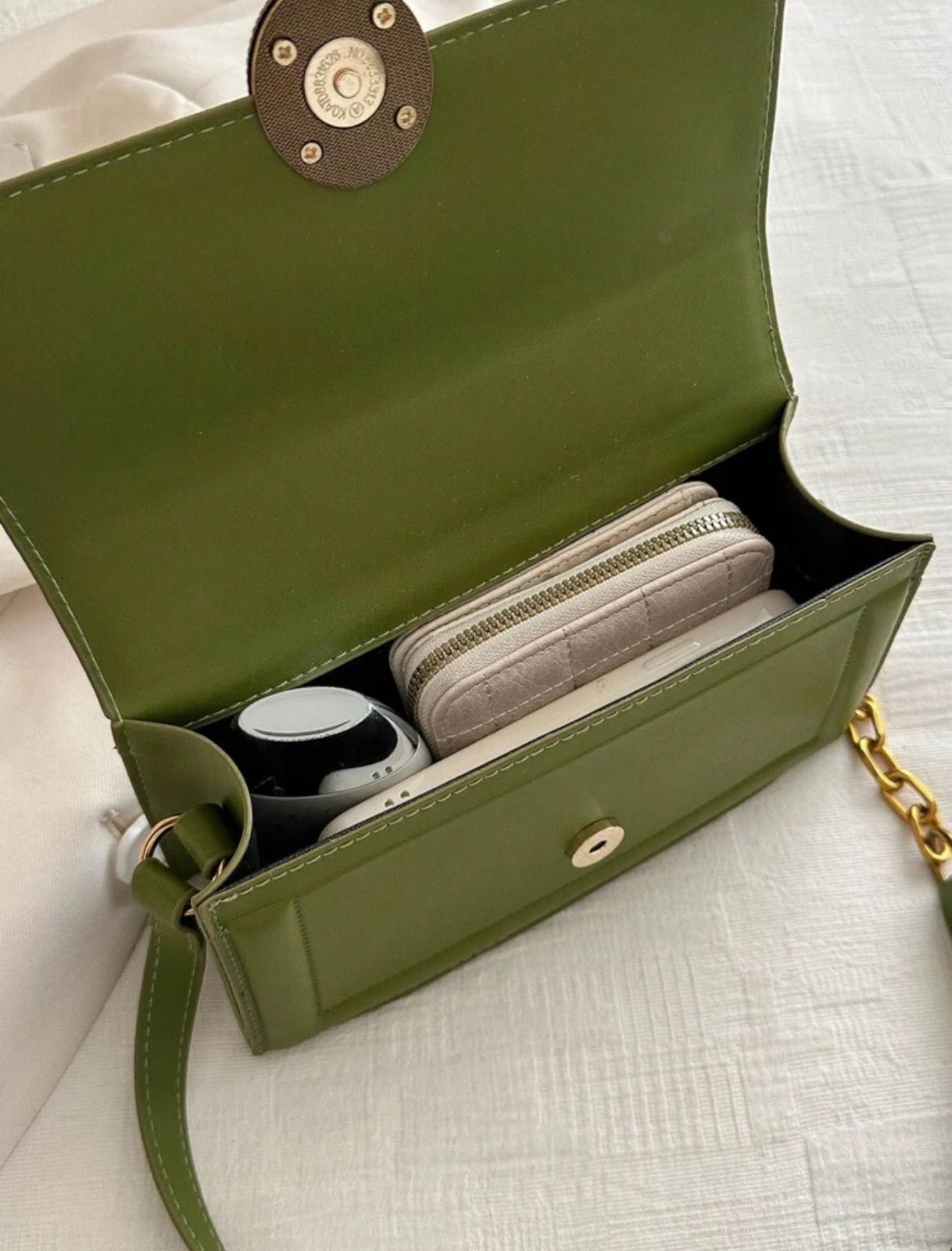 Elegant Lock Flap Bag
