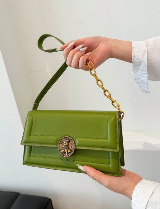 Elegant Lock Flap Bag