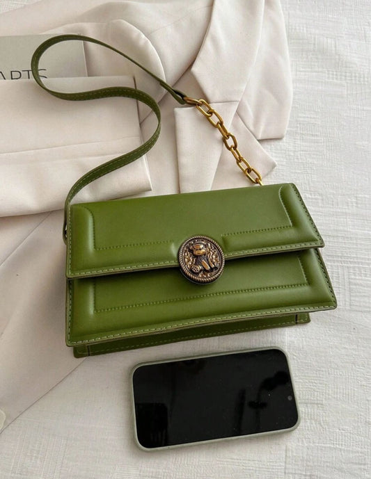 Elegant Lock Flap Bag